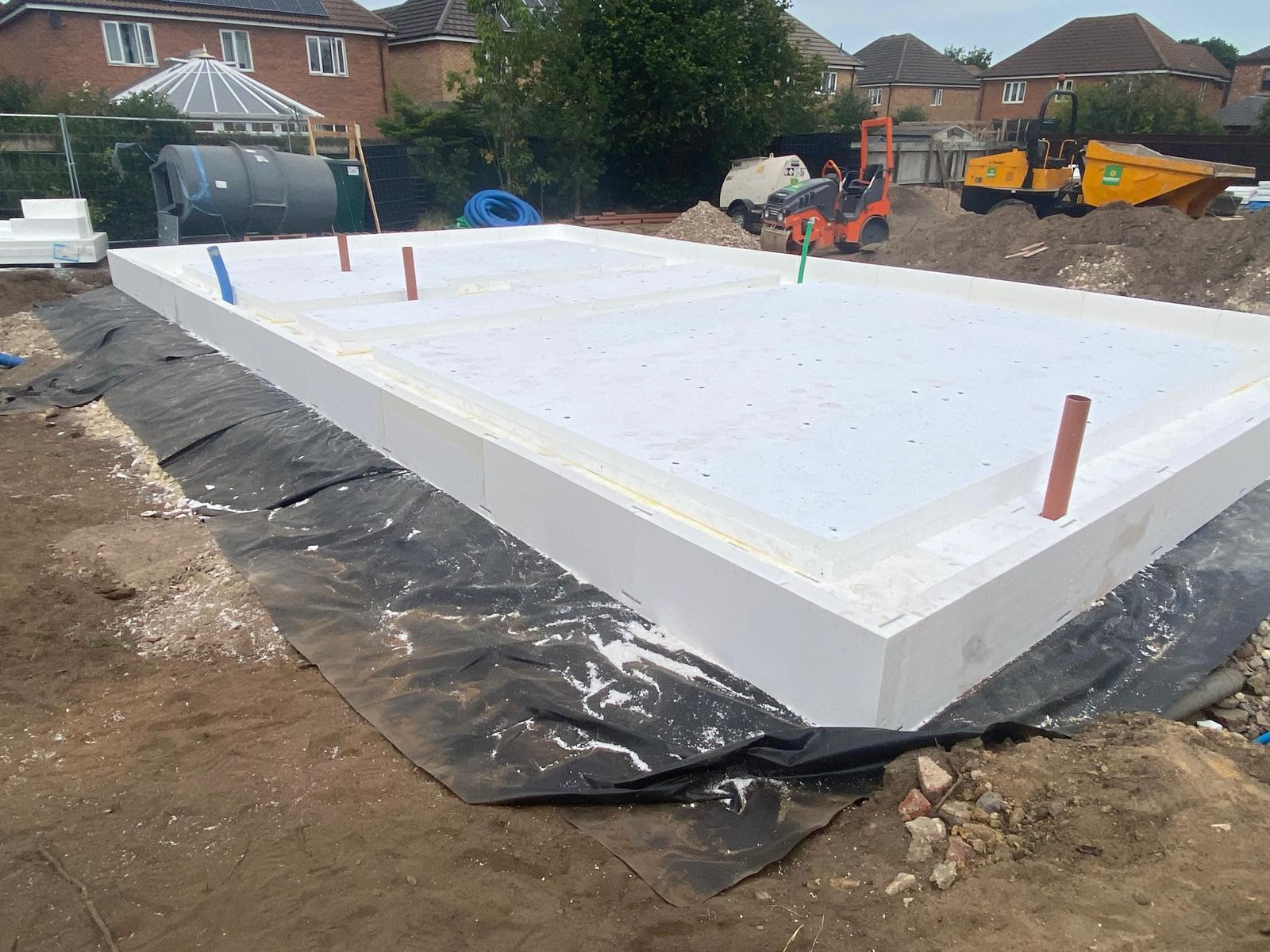 Foundation brickwork